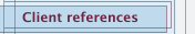 Client references